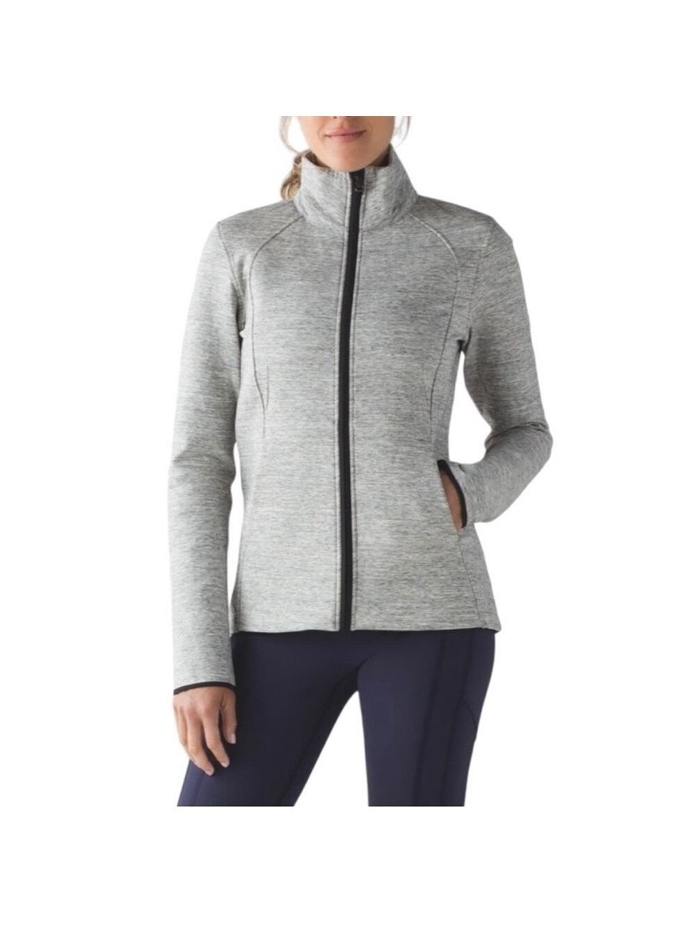 Lululemon Insculpt Jacket in Grey Sz 4